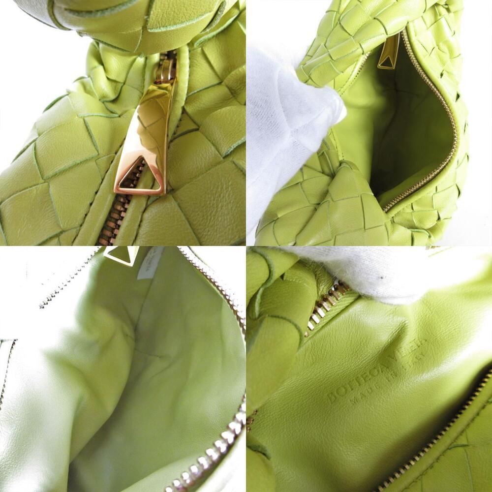 BOTTEGA Veneta Jodie Intrecciato Handbag Yellow Green - Picture 4 of 5